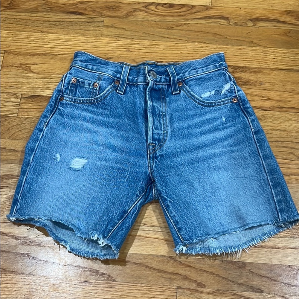 Levi's Women's Blue Jean Shorts